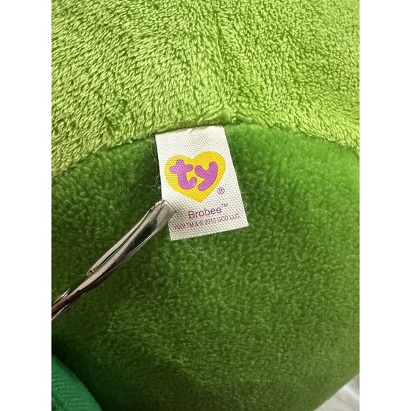 BROBEE Yo Gabba Gabba TY Beanie Ballz 14” Plush Green EXTRA LARGE BALL Nick Jr - Picture 6 of 7